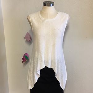 Eileen Fisher Draped Linen Tank, XS